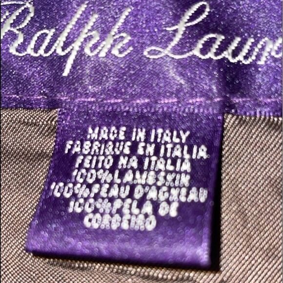 Ralph Lauren Purple Label Leather Car Coat!!! - Picture 16 of 16